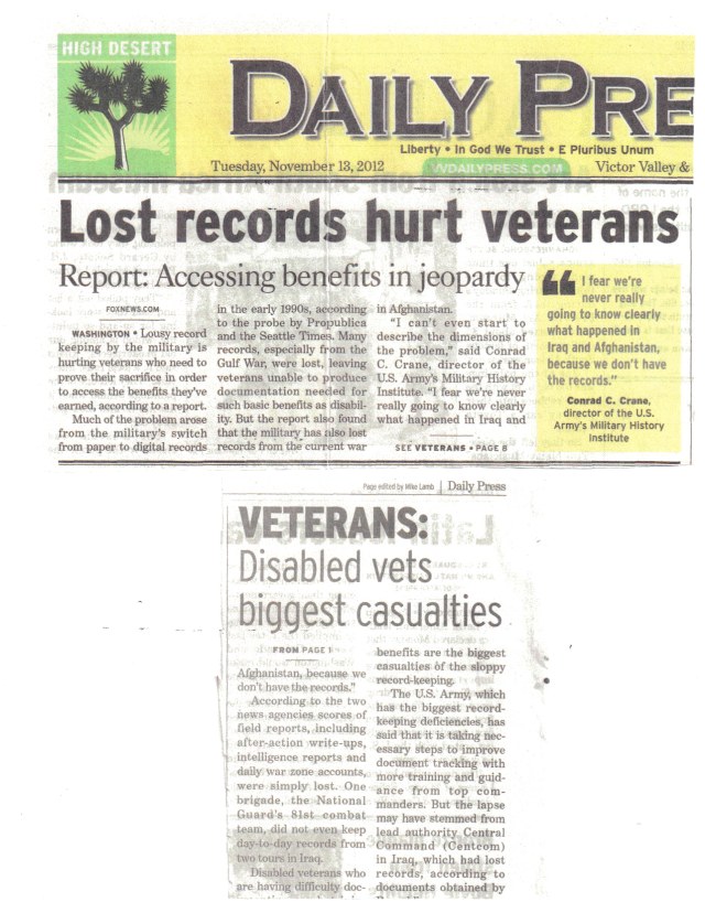 What records? You mean you didn't keep them?