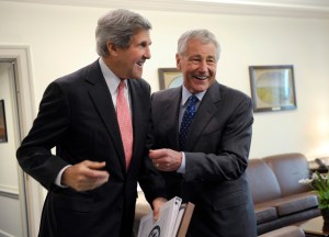 Chuck Hagel, John Kerry
