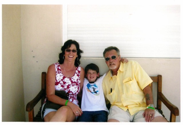 Wounded Warrior Queen Leigh, son and Paul.