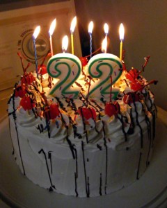 22th-birthday-cake
